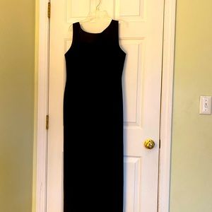 Long elegant black dress